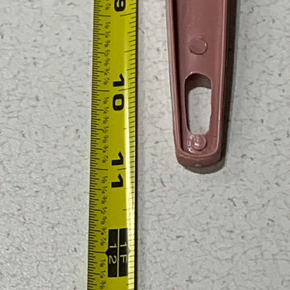 Vintage Pink EKCO MEAT SERVING FORK Utensil Nylon 11” Serving Kitchen Tool Nice